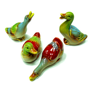 Комплект фигурок из керамики "Утки" №0602JY