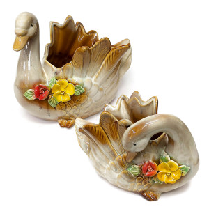 Конфетница из керамики "Лебедь" №310057
