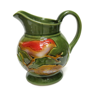 Кувшин из керамики "Птица возле гнезда" №JY0647