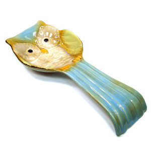 Подставка под ложку из керамики "Сова" №JY0687-B