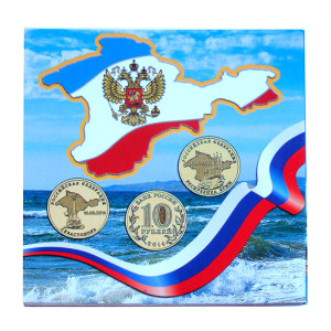 Альбом для коллекционных монет "Крым 2014" №06KP
