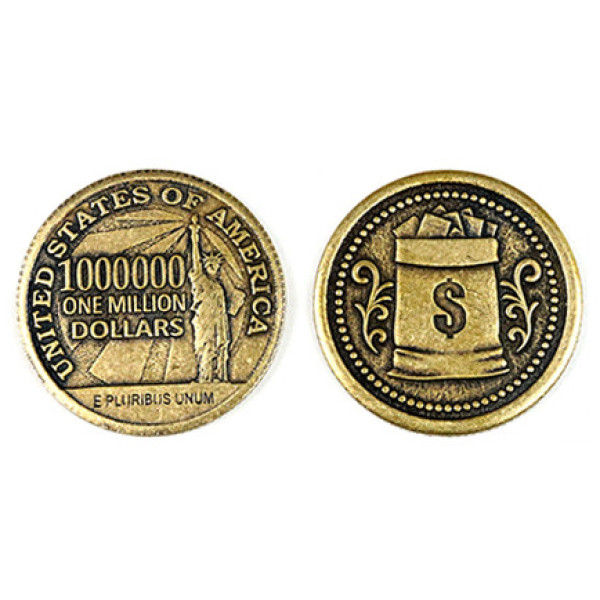 Монета штампованная "1 миллион долларов" №MS-24 Монета штампованная "1 миллион долларов" №MS-24