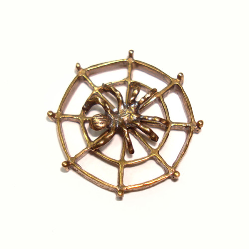 Оберег для кошелька "Паучок на паутине" №K36