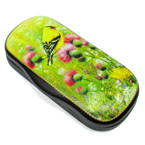 Футляр для очков "Цветы с птицей" №115-22C