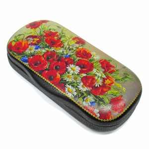 Футляр для очков "Цветы" №115-4C