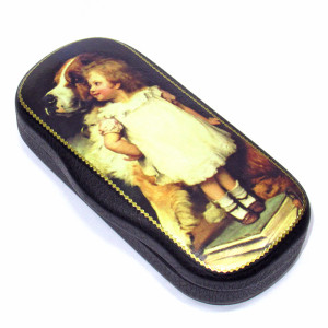 Футляр для очков "Девочка с собакой" №115-69S