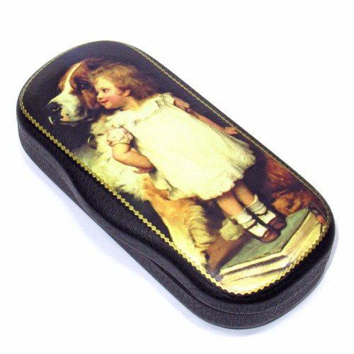 Футляр для очков "Девочка с собакой" №115-69S