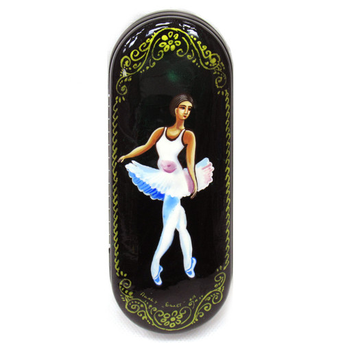 Футляр для очков лаковая миниатюра "Балерина" №1911