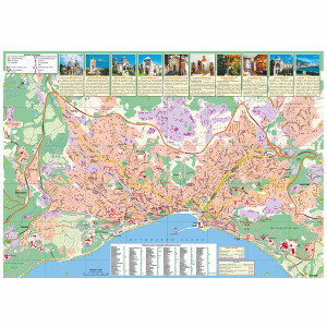 Туристская карта Ялта-Ливадийский дворец №K684-4