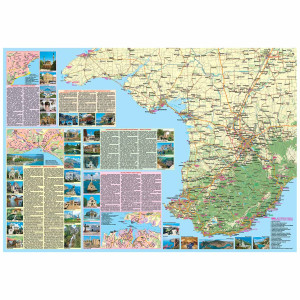 Туристская карта Крым + путеводитель 1:200 000 №K6120-2