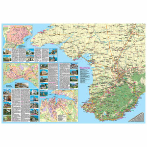 Автотуристская карта Крым + путеводитель 1:200 000 №K6120-3