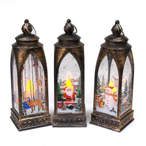 Новогодний фонарь светящийся на батарейках №ZY4-15