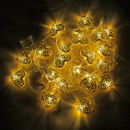 Светодиодная гирлянда LED 20 "Сердце" №GUR-5 Светодиодная гирлянда LED 20 "Сердце" №GUR-5