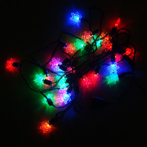 Светодиодная гирлянда LED 28 "Снежинка" №6226-20