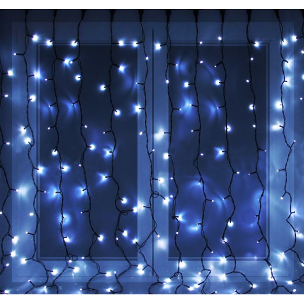 Светодиодная гирлянда LED 600 "Занавес окна" №6226-25