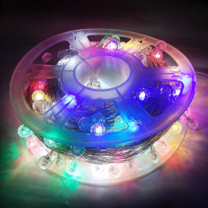 Светодиодная гирлянда LED 250 бобина "Шарики" №6261-2