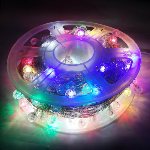Светодиодная гирлянда LED 250 бобина "Шарики" №6261-2