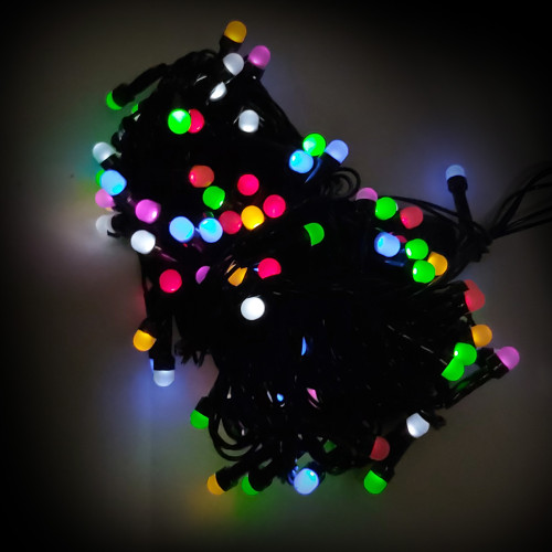 Светодиодная гирлянда LED 100 "Шарики" №6261-4