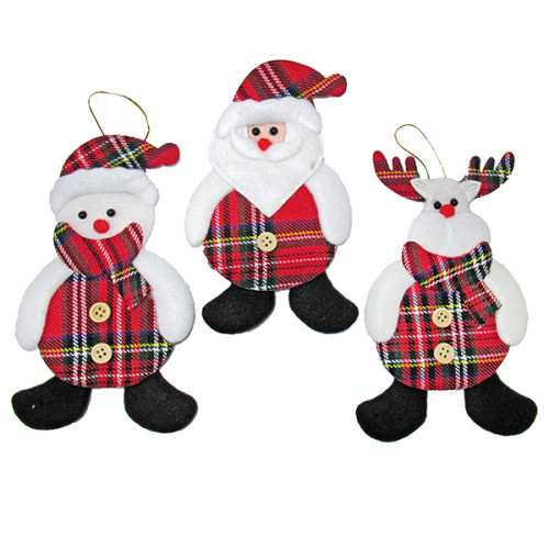 Игрушка на ёлку мягкая №6120-3