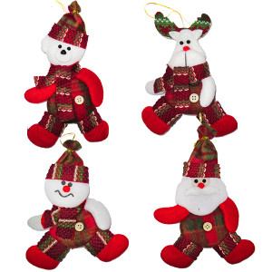 Игрушка на ёлку мягкая №YS135AB