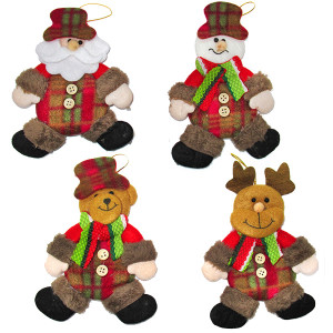 Игрушка на ёлку мягкая №YS135CD