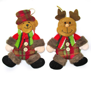 Игрушка на ёлку мягкая №YS135CD