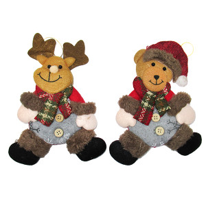 Игрушка на ёлку мягкая №YS2012-16