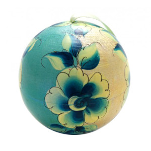 Игрушка на ёлку из дерева "Шар" №74A