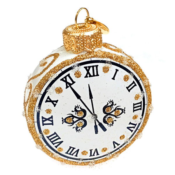 Ёлочная игрушка "Часы круглые" №A169 Ёлочная игрушка "Часы круглые" №A169