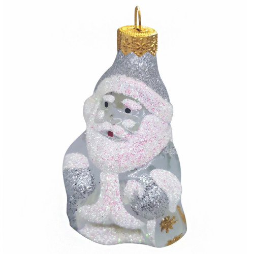 Ёлочная игрушка "Дед Мороз сказочный" прозрачная №FU-217-P