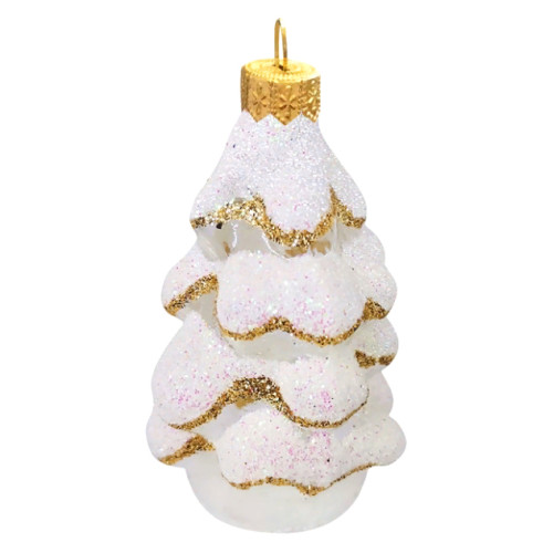 Ёлочная игрушка "Ёлочка" прозрачная в упаковке №FU-37-P