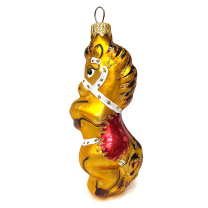 Ёлочная игрушка "Веселая лошадка 1" №FU-452-1
