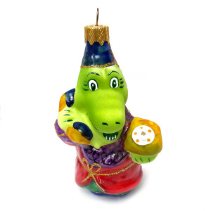 Ёлочная игрушка "Крокодил" №FU-557