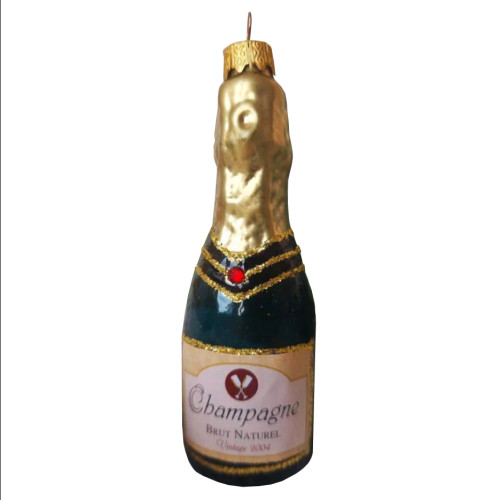 Ёлочная игрушка "Шампанское 2" в упаковке №FU-778