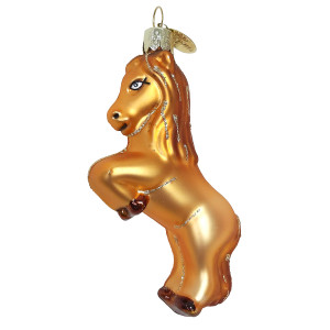 Ёлочная игрушка "Лошадка Голд" №FU-803