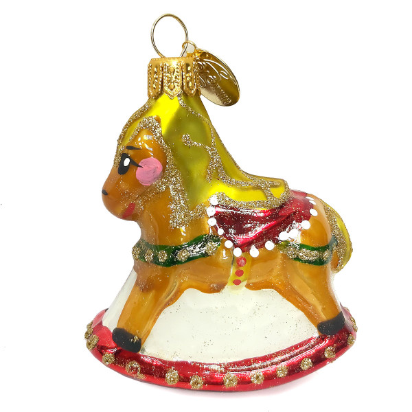 Ёлочная игрушка "Лошадка" №FU4-2205 Ёлочная игрушка "Лошадка" №FU4-2205