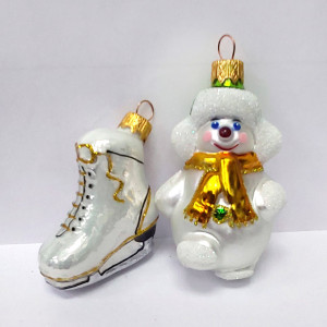 Набор ёлочных игрушек "Зимние забавы" в упаковке №NF-2327