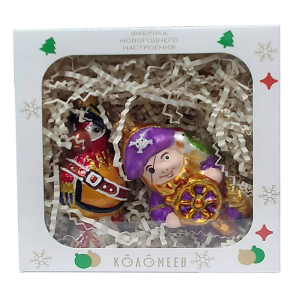 Набор ёлочных игрушек "Рождественская сказка" в упаковке №NF-2337
