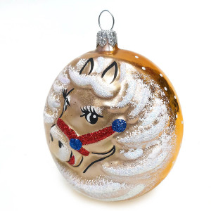 Ёлочная игрушка Зодиак "Лошаль" №C1151-26