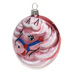 Ёлочная игрушка Зодиак "Лошаль" №C1151-26