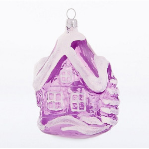 Ёлочная игрушка "Домик с ёлкой" №C1627