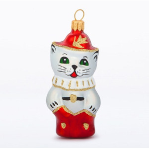 Ёлочная игрушка "Кот в сапогах" №C17