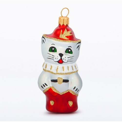 Ёлочная игрушка "Кот в сапогах" №C17