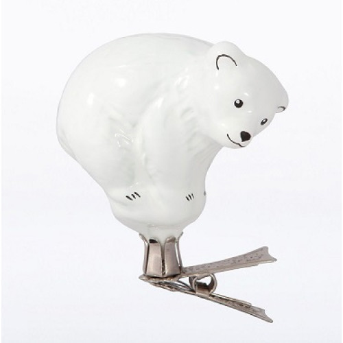 Ёлочная игрушка "Белый медведь" №C1882