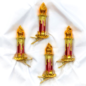 Набор ёлочных игрушек "Свечи" №C472