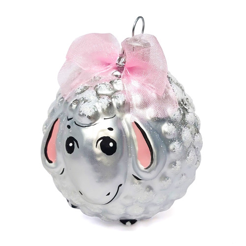Ёлочная игрушка "Овечка большая" №H104