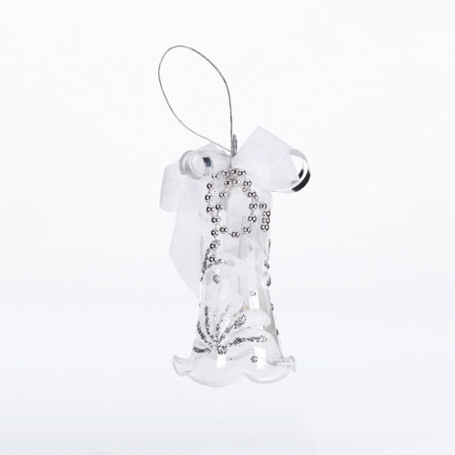 Ёлочная игрушка колокольчик "Хрустальный" №C1169