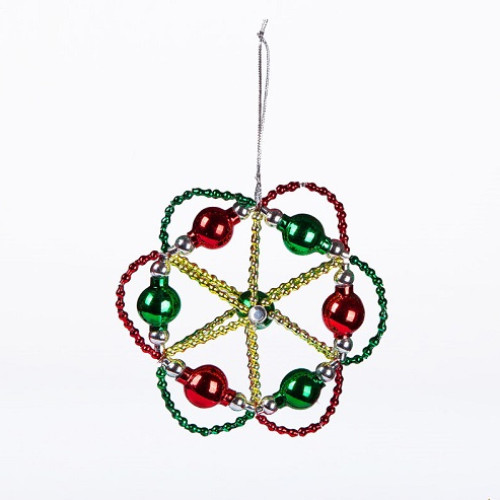 Ёлочная игрушка подвеска "Погремушка" №C1586