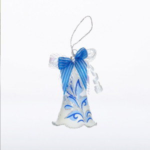 Ёлочная игрушка колокольчик "Нежный" №C985