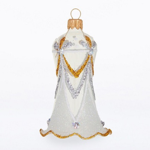 Ёлочная игрушка Колокольчик "Элегантный" №C2011